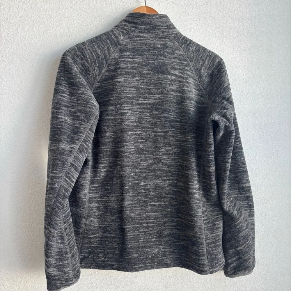 The North Face Polartec Gray Fleece Full Zip Long Sleeve Fall Jacket Size Medium - Picture 3 of 13